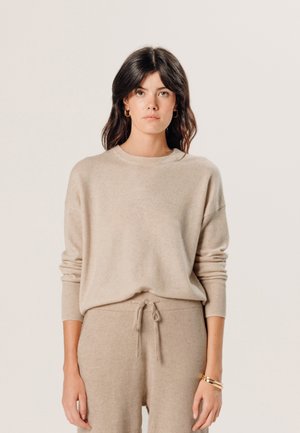 ROUND NECK - Jumper - creme