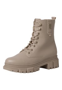 s.Oliver Stivaletti con plateau - ivory