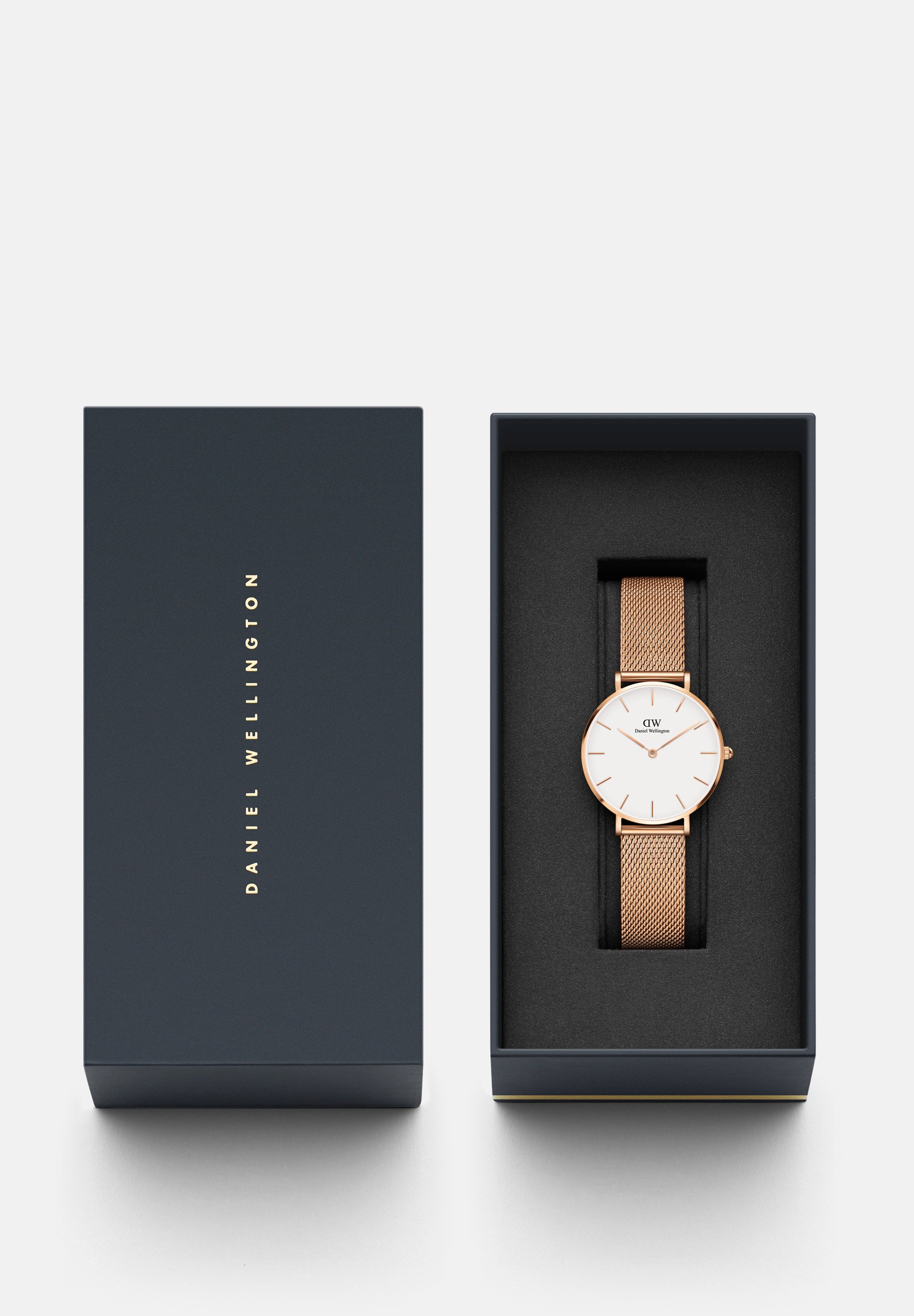 ダニエルウェリントン　Petite Melrose Rose Gold Petite Melrose - Women's mesh strap watch in Rose Gold | DW