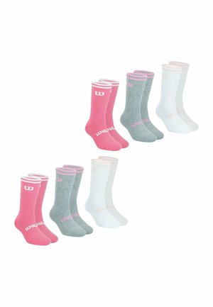 LOT DE 6 PAIRES DE ESSENTIEL  - Chaussettes - rose/gris/blanc