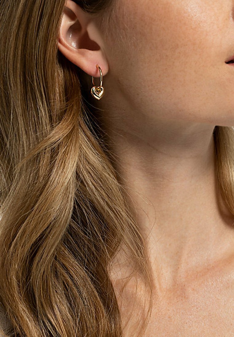 CHRIST Ohrringe - gelbgoldfarben