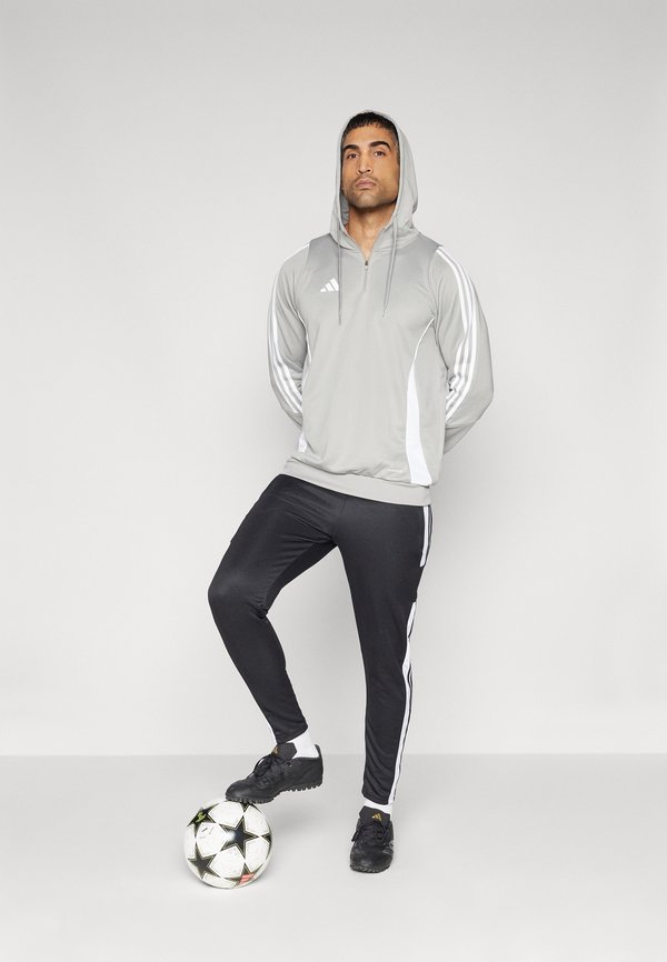 TIRO24 HOOD - Hoodie - grauweiss4