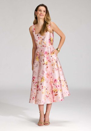 Swing Cocktail dress / Party dress - Dark Red