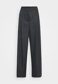 Auduma bikses - dark grey melange