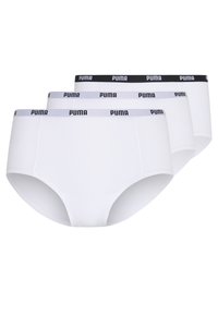 Puma - MINI SHORT 3 PACK - Underkläder - white Miniatyrbild 1