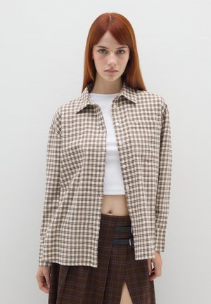 Overhemdblouse - beige brown