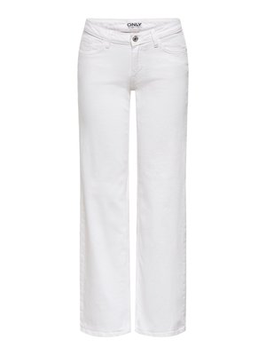 ONLY JEANS MIT WEITEM BEIN ONLJULLES NIEDRIGE TAILLE JEANS - Straight leg jeans - white denim