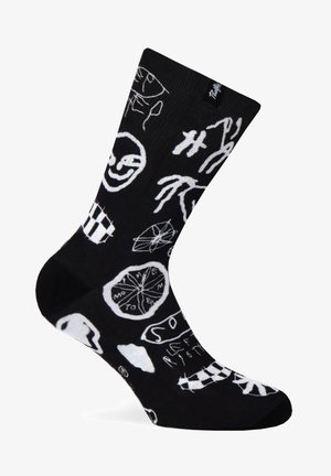 Pacific and Co VOGEL UNISEX PERFORMANCE - Strømper - black/white