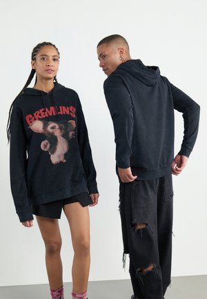 UNISEX - Pulover s kapuco - black/moon washed