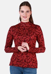 Lykka du Nord OLENNI AUTUMN LEAVES - Langarmshirt - dark grape