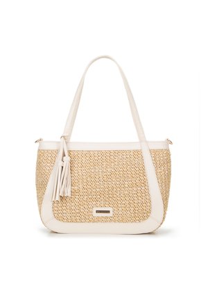 YOUNG COLLECTION - Handbag - beige off-white