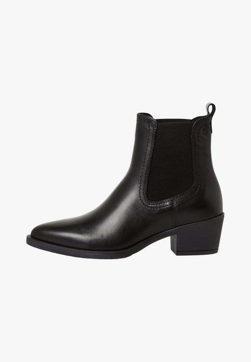 Tamaris Kotníkové boty - black leather