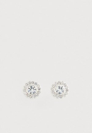 PAVE STUD - Kõrvarõngad - silver-coloured