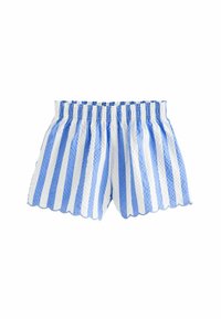 Next - TEXTURED REGULAR FIT - Badeshorts - blue stripe Miniaturebillede 1