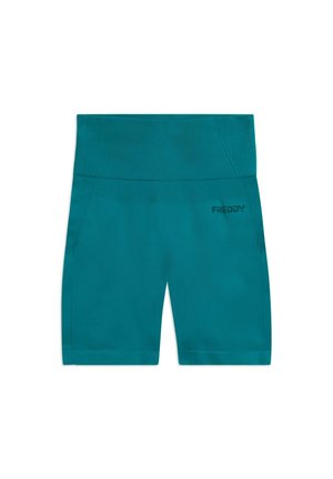 Freddy, FREDDY SEAMLESS SHORTS - Leggings - teal blue