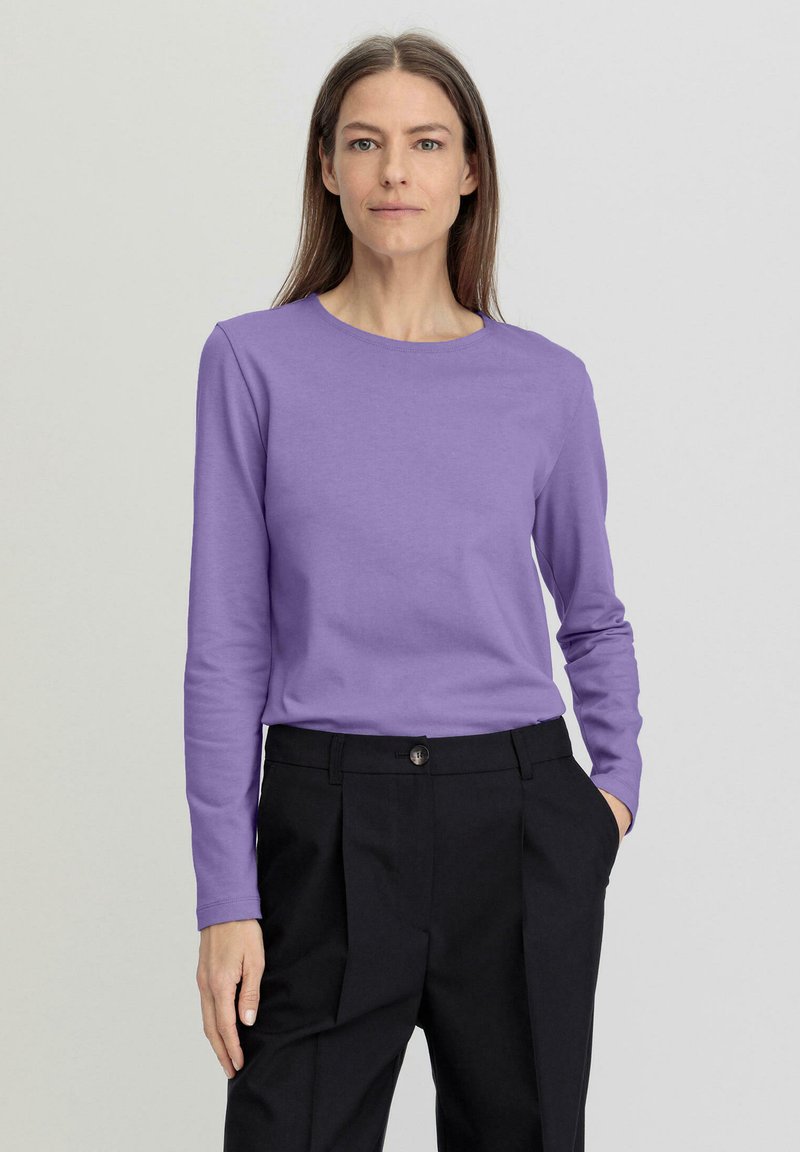 hessnatur Langarmshirt - flieder