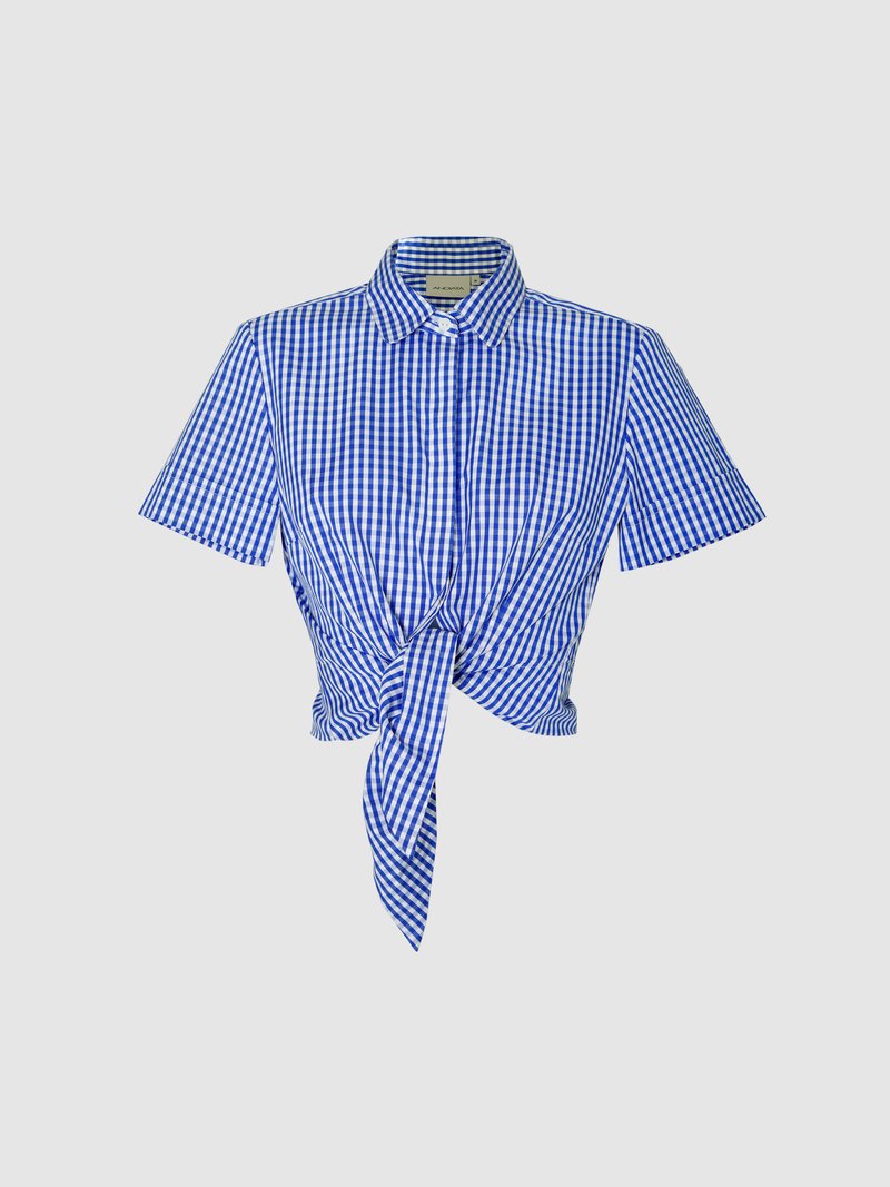 ANDIATA Blouse blauw denim/bluedenim