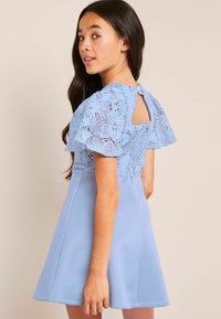 Lipsy FLUTTER SLEEVE REGULAR FIT - Koktélruha / Partiruha - light blue