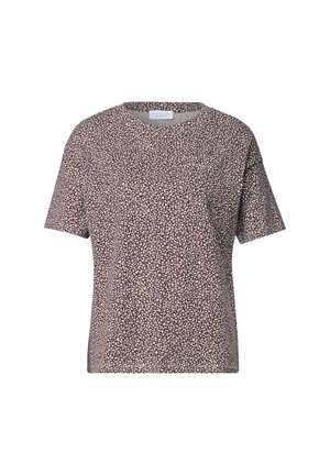 Street One Studio, T-SHIRT MIT RUNDHALS UND LEO-MUSTER - T-shirt imprimé - vanilla sand