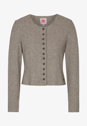 Spieth & Wensky, TRACHTENJACKE DIETZING - Strickjacke - taupe