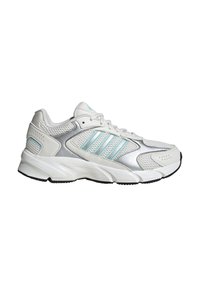 adidas Sportswear CRAZYCHAOS - Baskets basses - core white silver metallic semi flash aqua