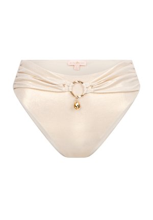 Moda Minx PENDANT HOOP HIGH WAIST - Spodní díl bikin - beige