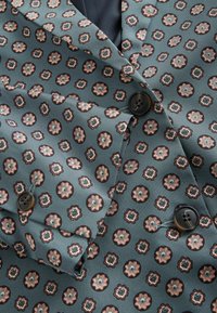 TALL FIT - GEO SINGLE BREASTED  - Īss mētelis - blue orange