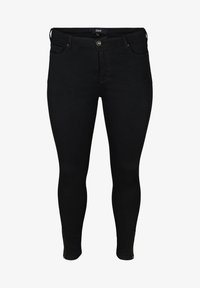 Zizzi Amy 3/4 Jeans slim fit a vita alta, blu denim, 52 Zizzi Amy 3/4 Jeans slim fit a vita alta, blu denim, 52