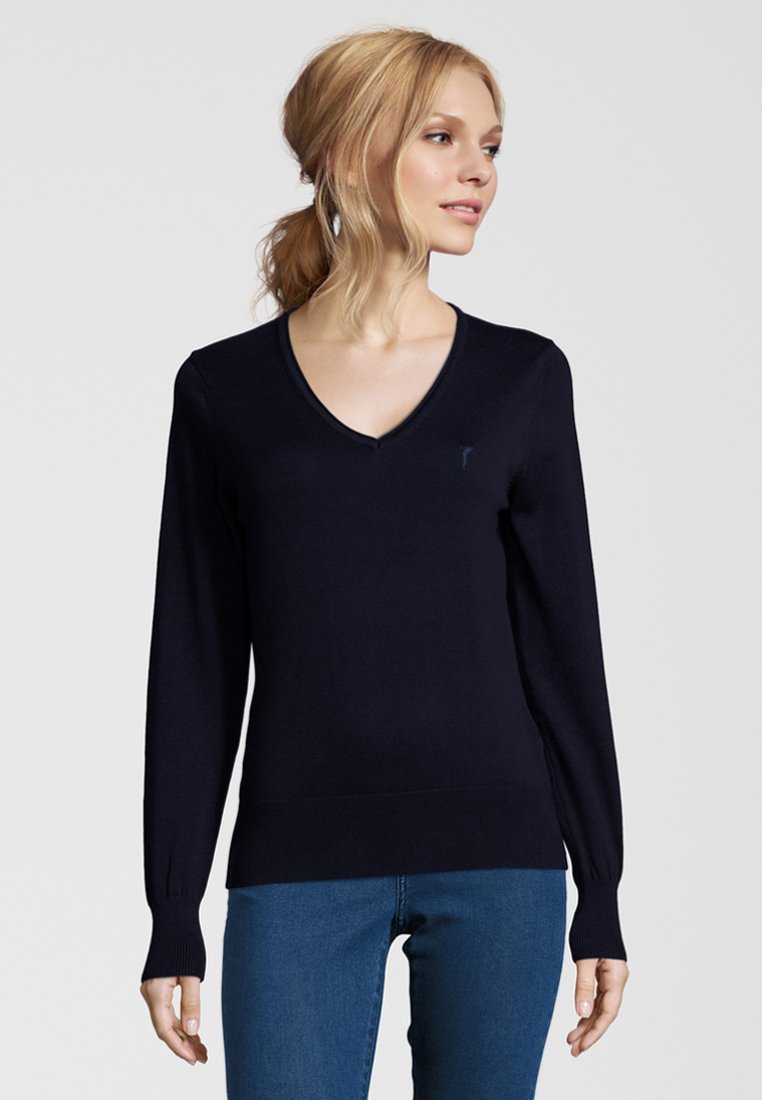 Damen Strickjacken | Golfino ANITA Strickpullover navy/dunkelblau - CL24314 Damen Strickjacken | Golfino ANITA Strickpullover navy/dunkelblau - CL24314