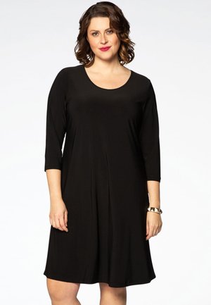 YOEK 3/4 SLEEVE - Hverdagskjole - black