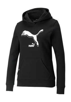 Felpa con cappuccio - schwarz