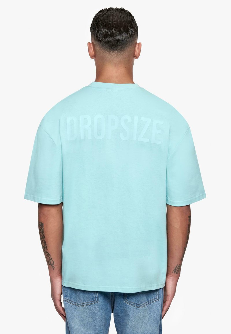 Dropsize Tricou cu imprimeu - turquoise
