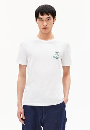 JAAMES DIFFERENCE - Print T-shirt - white