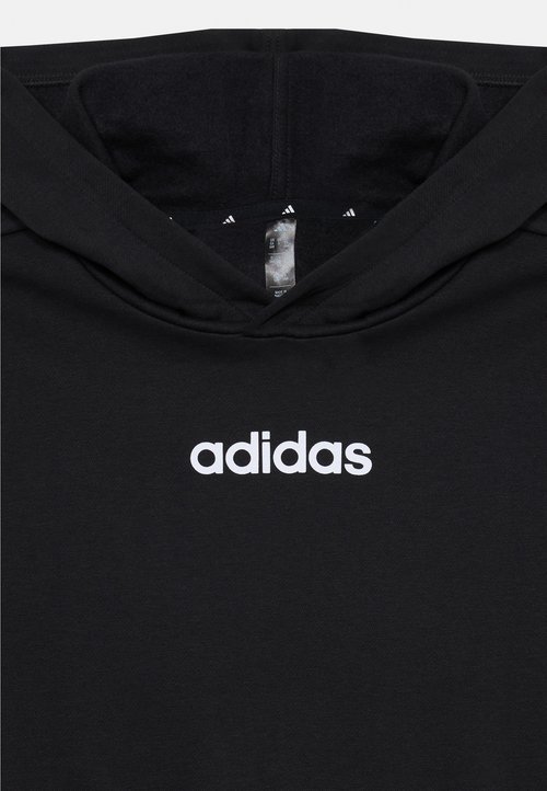 adidas JUNIOR HOODIE UNISEX - Hoodie - black/white — foto 3