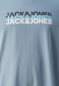 Jack & Jones JJCYBER TEE CREW NECK 5 PACK - Print T-shirt - white/black
