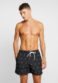 Urban Classics - EMBROIDERY SWIM - Zwemshorts - black Miniatuurafbeelding 1