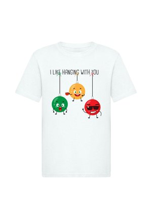 CHRISTMAS - HANGING WITH YOU TEE 2.0 - Print T-shirt - white