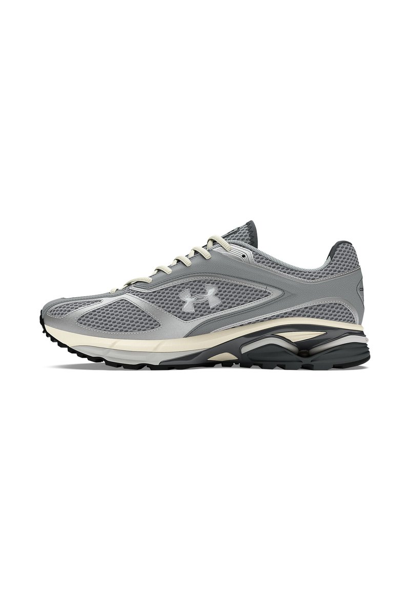 Under Armour - APPARITION - Sneakers laag - steel  ivory dune  metallic silver, Vergroten
