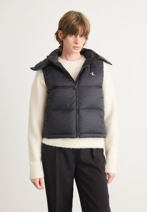 ESSENTIAL MIDWEIGHT PUFFER VEST - Waistcoat - black