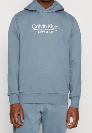 Felpa con cappuccio - blue-grey