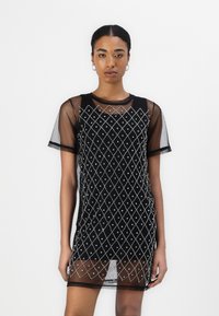 TWINSET ACTITUDE DRESS - Juhlamekko - black