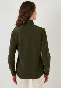LELA HIGH COLLAR - Fleecetrøjer - khaki