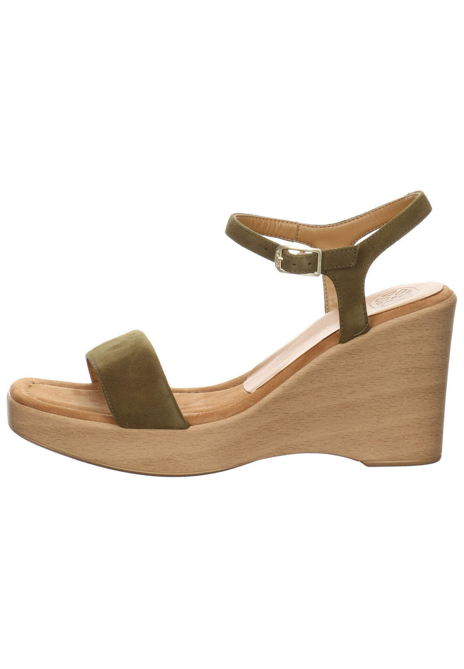 Unisa Wedge sandals - olive - Zalando.de
