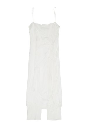 BIMBA Y LOLA, BIMBA Y LOLA VESTIDO PANTALÓN ENCAJES BLANCO ROTO - Haalari - blanco roto