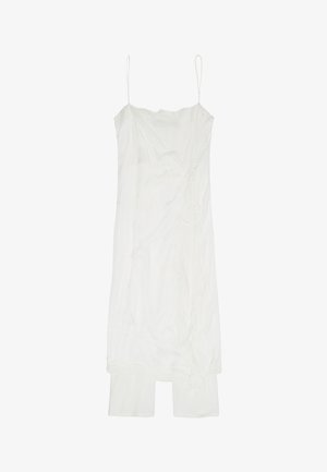 BIMBA Y LOLA, BIMBA Y LOLA VESTIDO PANTALÓN ENCAJES BLANCO ROTO - Jumpsuit - blanco roto
