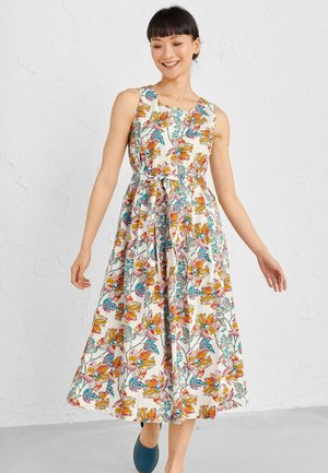 BELLE - Day dress - artist's anemone salt