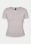 TRAIN SEAMLESS - Osnovna majica kratkih rukava - tetra gray/white