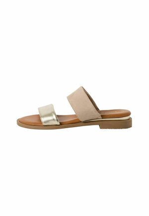 Mules - taupe comb