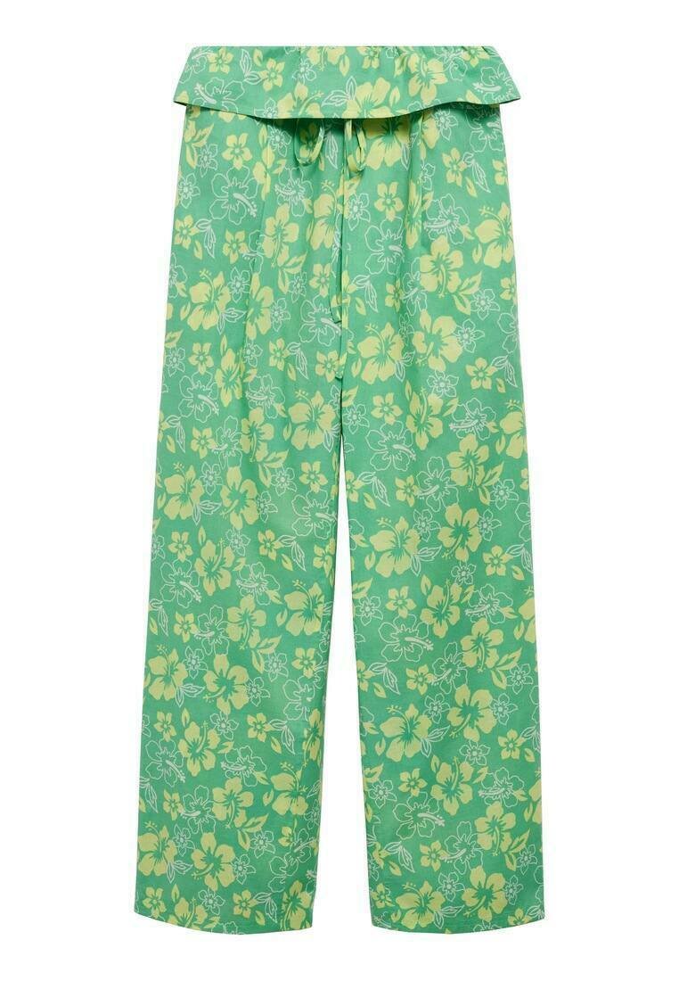 Mango Broek lichtgroen
