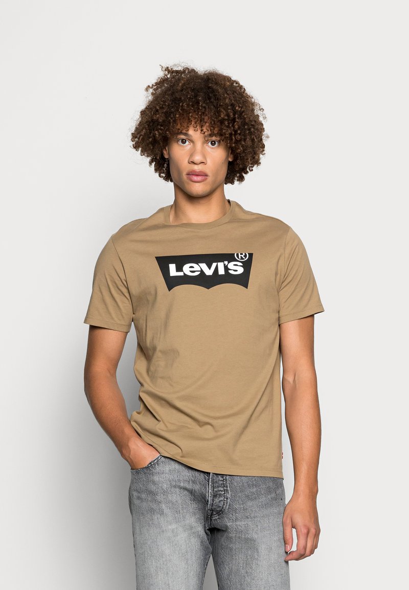 Levi's® - GRAPHIC CREWNECK TEE - T-shirt print - petrified oak, Vergroten